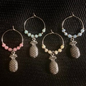 Pineapple Wine Charms